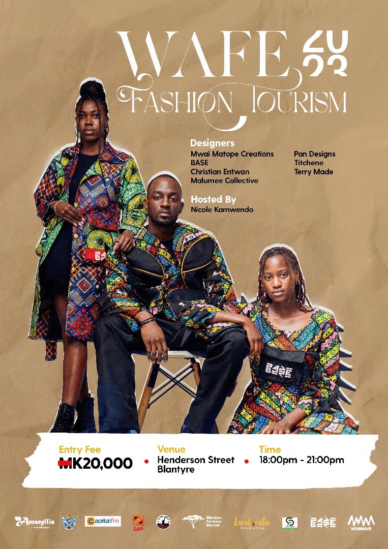 DrJaneAnsahSC's tweet photo. If you are a business person and want to sell something at this year's WAFE 23
Contact them through there socials @hallowafe and book a stall now
#WAFE23 #FASHIONTOURISM #TOURISMMONTH #BLANTYRE #STREETFASHIONSHOW https://t.co/4ZeI4jeZwl