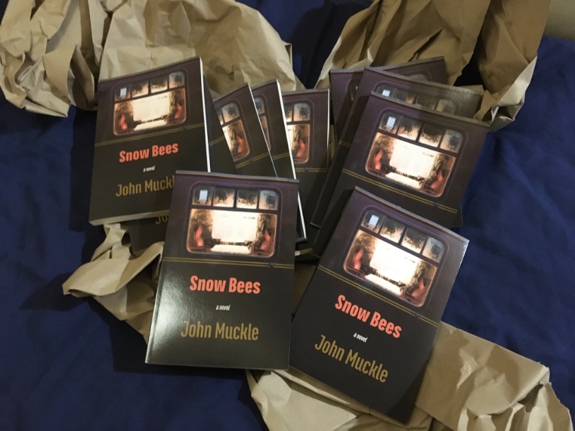 Always an exciting moment. Copies of my new book arrive!