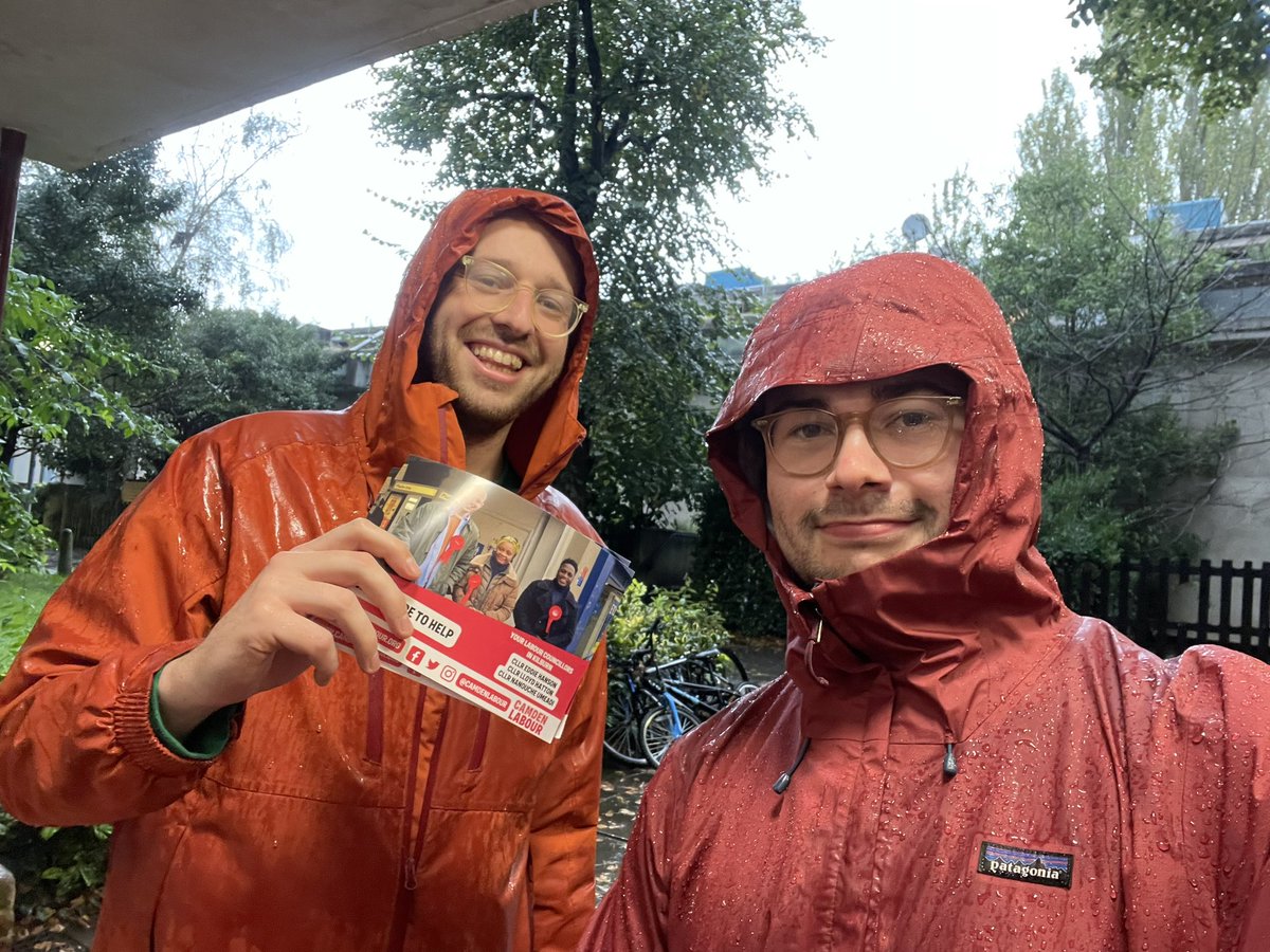 Perfect conditions for a Thursday night @CamdenLabour canvass around Alexandra & Ainsworth estate!