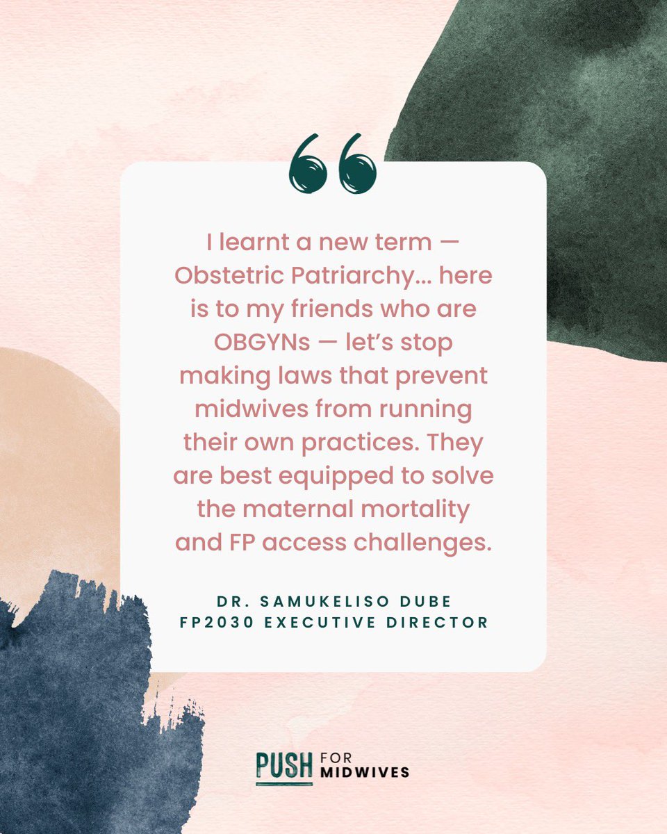 Yes @DrSamukeliso !! Legislation globally hinders midwives from offering a full range of services and leading in the care of women & other birthing people. Nurse and doctor colleagues: retweet this message in support of midwives!