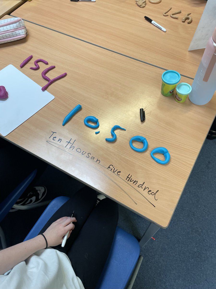 PrestonTowerPS's tweet image. P7B have been learning about place value in numeracy. We’ve covered topics such as partitioning, writing in numerals and words, ordering and comparing numbers! 🔢 #activelearning #playbased #placevalue #PTPS #workingtogether