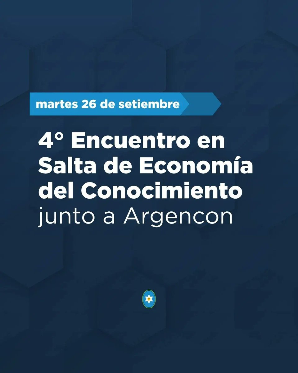 rdibashur's tweet photo. Vamos a participar de una serie de actividades sobre @econocimientoar la semana que viene. 

Esta actividad representa el 7% del Producto Bruto de la Argentina y es política de Estado del Gobernador @GustavoSaenzOK . https://t.co/KKVKE0rnB0