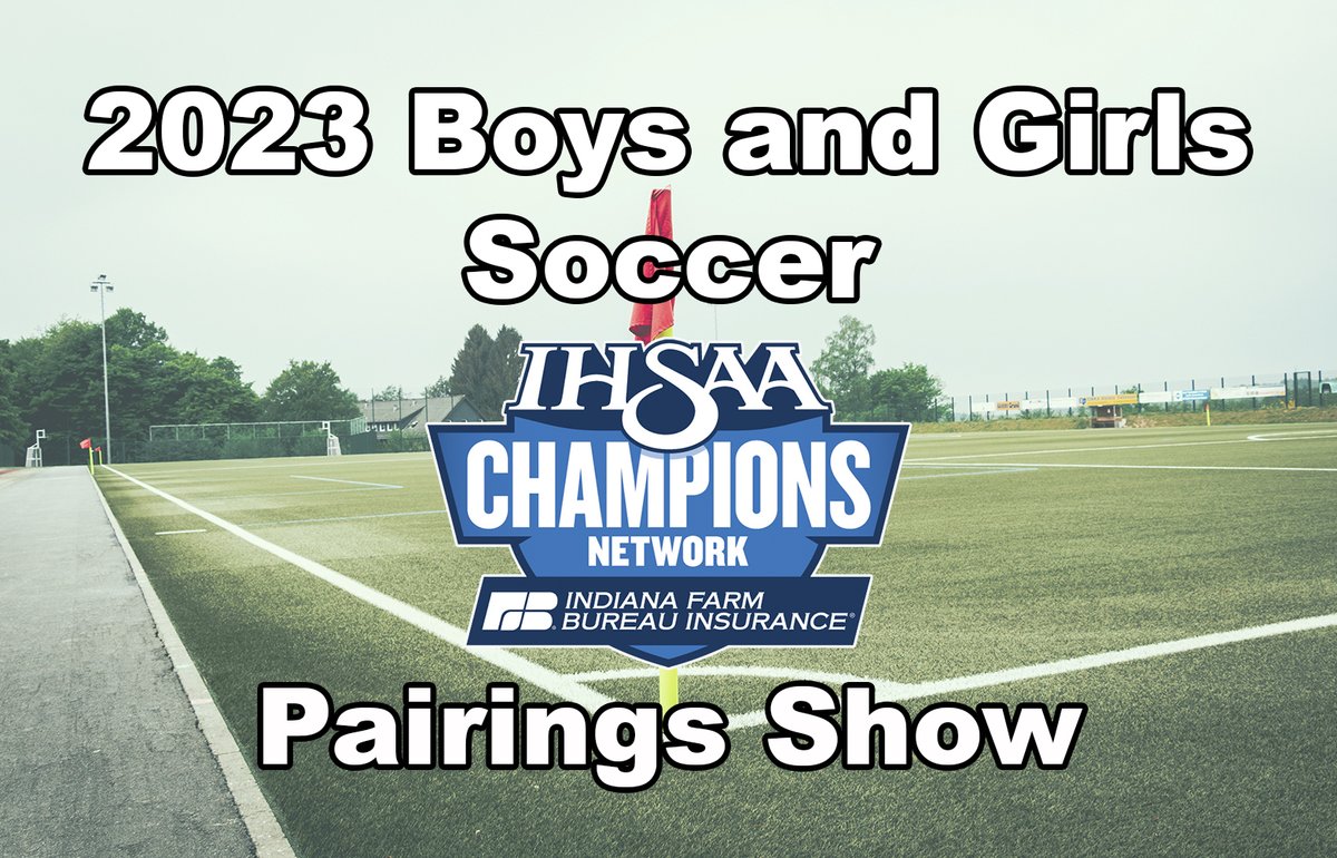 Today is the day! Join us at 7pm ET/6pm CT for the 2023 <a href="/IHSAA1/">IHSAA</a>
Boys and Girls Soccer Pairings Show only on IHSAAtv.org!