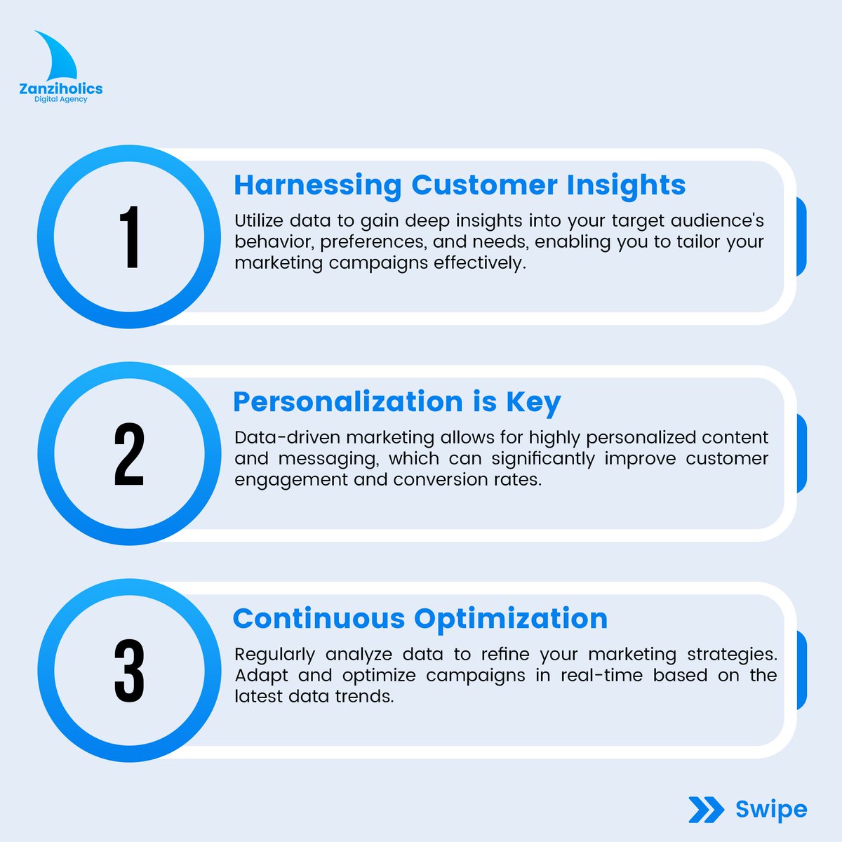zanziholics's tweet photo. Ready to level up your Marketing? 

Explore the power of Data with these 5 Game-Changing Principles. 

#Zanziholics #Marketing #MarketingAgency #MarketingSolutions #MarketingTips #MarketingTrends #MarketingInsights #DataDrivenMarketing #DataAnalysis #Analytics #Zanzibar #Tanzania https://t.co/DdxCc1BuY5