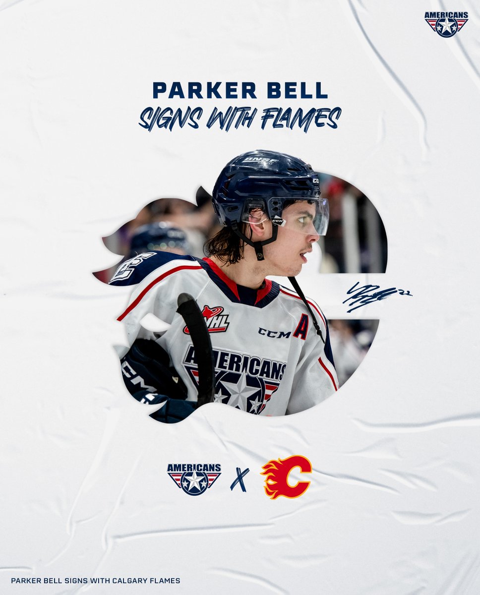 The Flames have signed Parker Bell to an entry-level contract!

Congrats, Bellsy!

READ » bit.ly/3RuVD1q