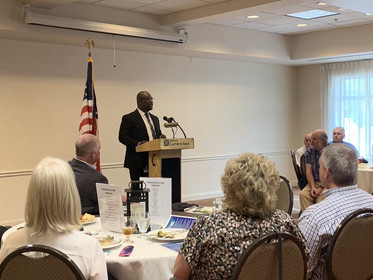 We are thankful to have the support of @KiwanisClubRH. Today we kicked off our Terrific Kids program with @SPHSstallions Assistant Principal Kendrick Cherry. He was once a Terrific Kid himself and shared his #RockSolid story with us. ❤️