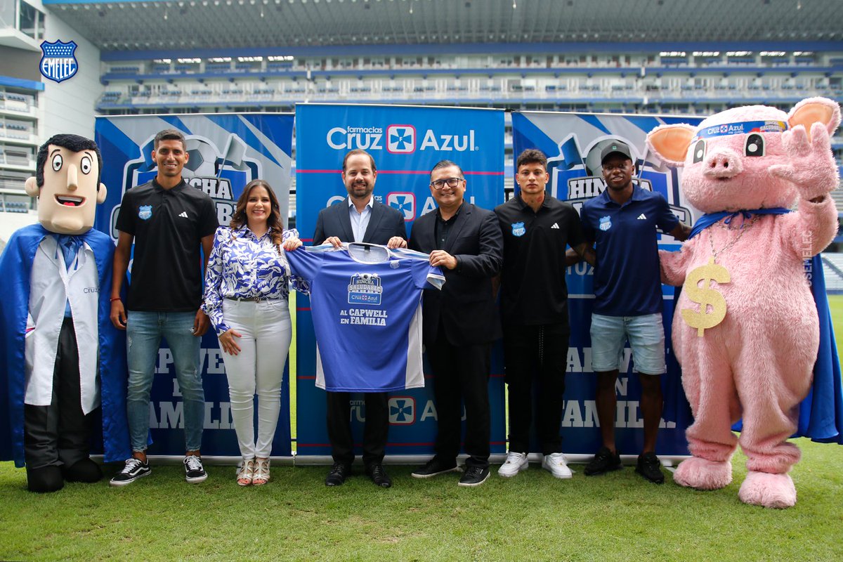 👏🏼 Hoy nos unimos a <a href="/cruzazulec/">Farmacias Cruz Azul</a> en la iniciativa #HinchaSaludable para disfrutar el fútbol en paz.

¡Todos juntos #AlCapwellEnFamilia como verdaderos Hinchas Saludables, contamos contigo!💪🏻💙

#SoyUnHinchaSaludable #PorEmelec 🤜🏻🤛🏻⚡