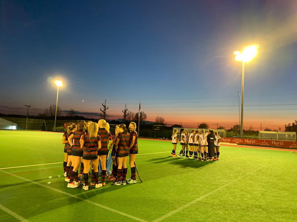 Fantastic to get our block fixture vs @Hurst_Hockey underway with both schools being able to field 16 teams. Best of luck to all involved. #FlyPelicans