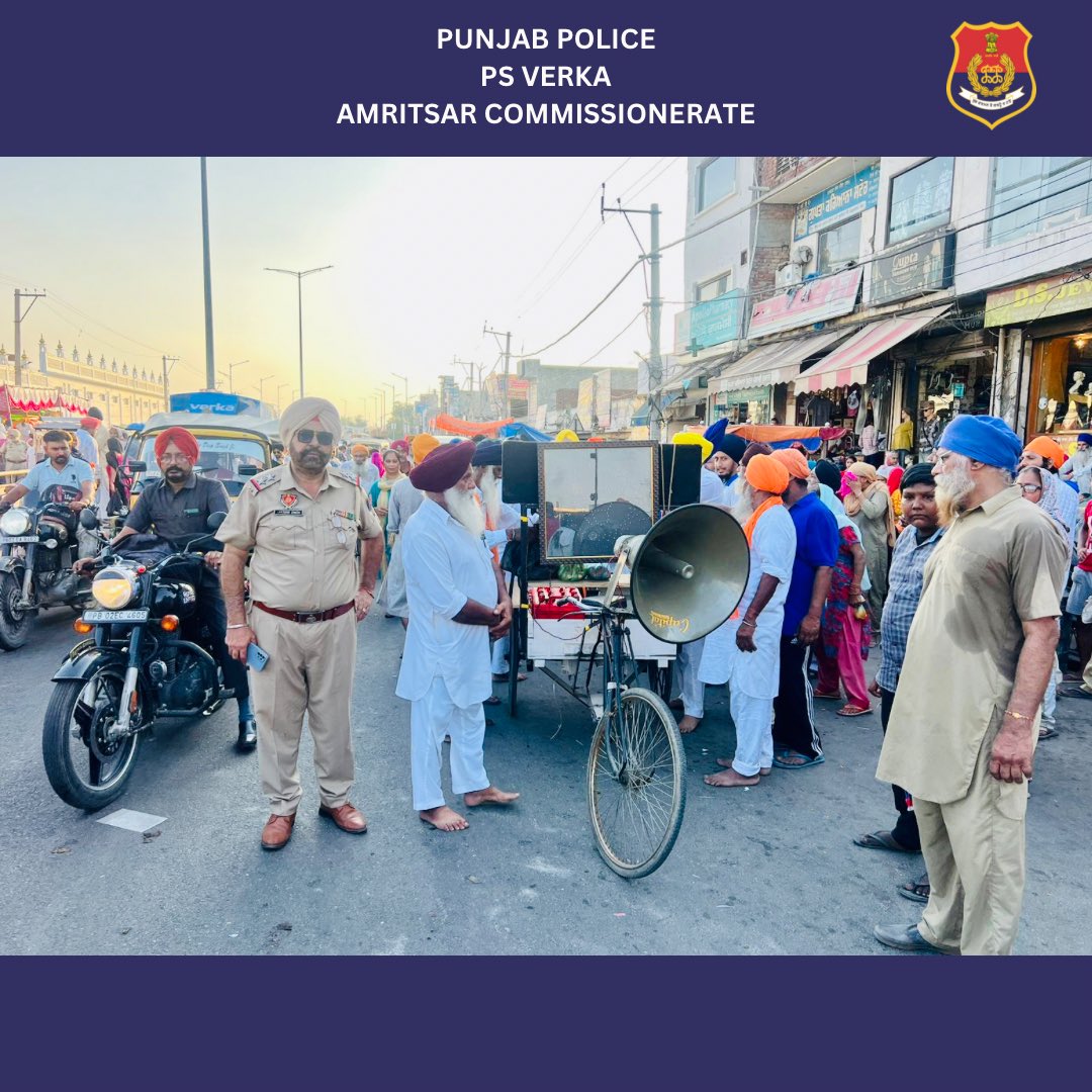 cpasr_psverka's tweet photo. Nagar Kirtan Duty
#Punjabpolice
#PsVerka https://t.co/SfHG1B4Q2N