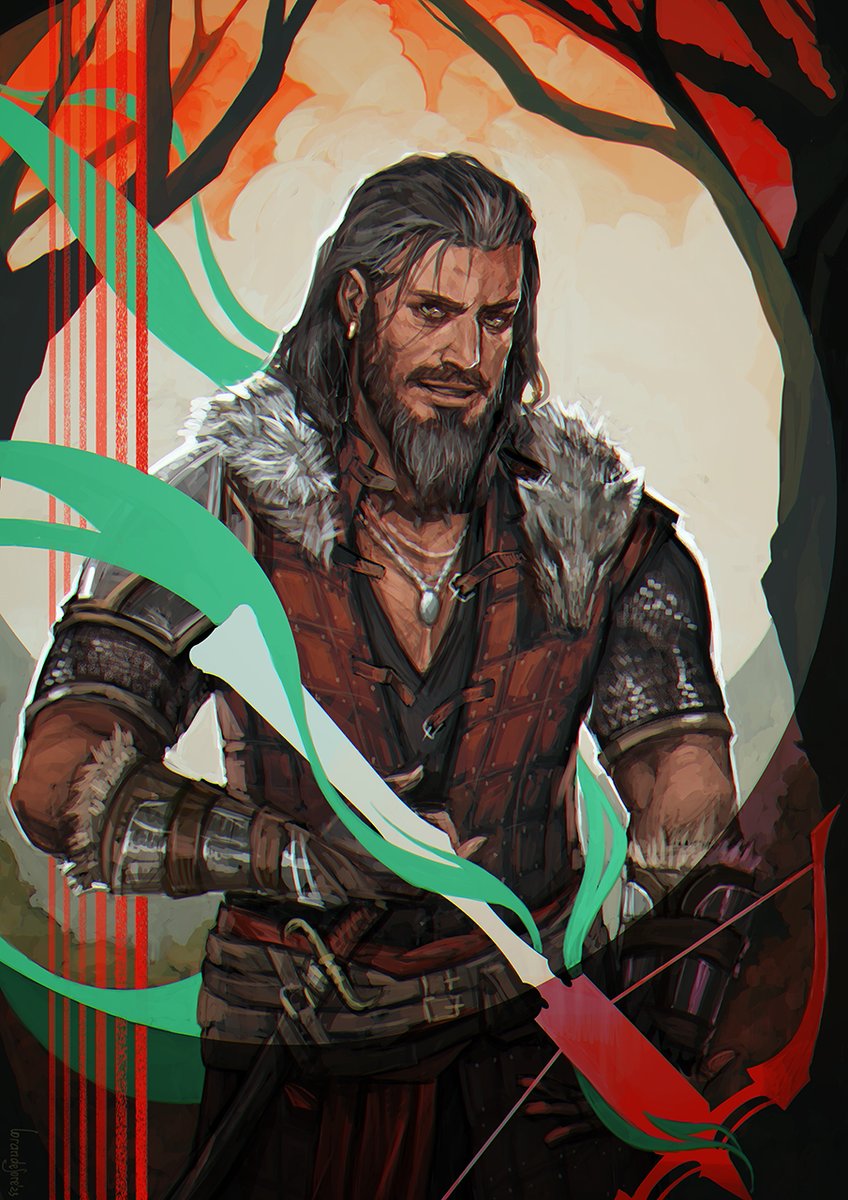 LoranDeSore's tweet photo. Ifan Ben-Mezd 
#DOS2 #DivinityOriginalSin2 #IfanBenMezd #Ifan #LarianStudios @larianstudios #fanart #Lorandesore #ArtistOnTwitter https://t.co/PIs7BplSch