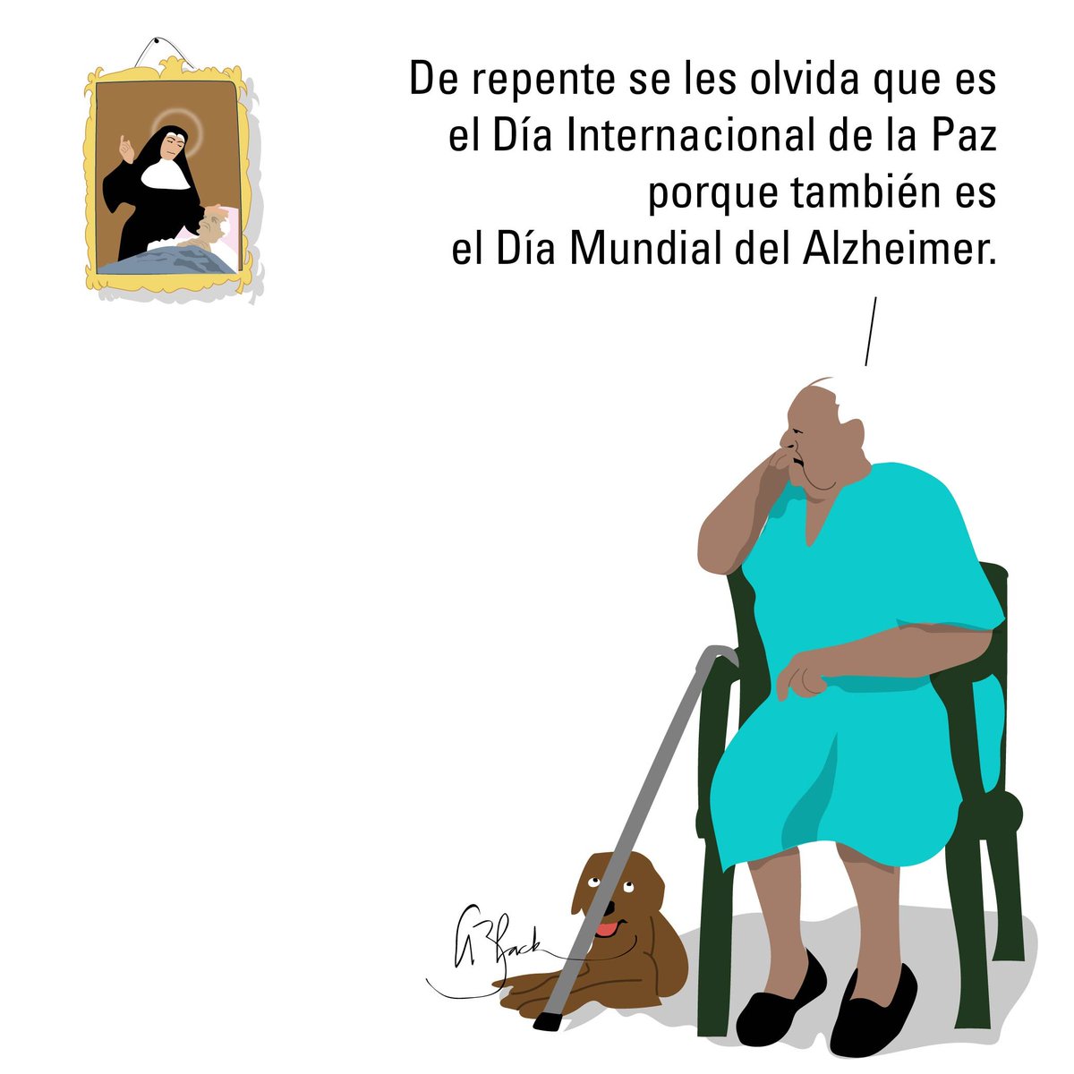 #DiaInternacionalDeLaPaz #DiaMundialDelAlzheimer 
#LaViejita