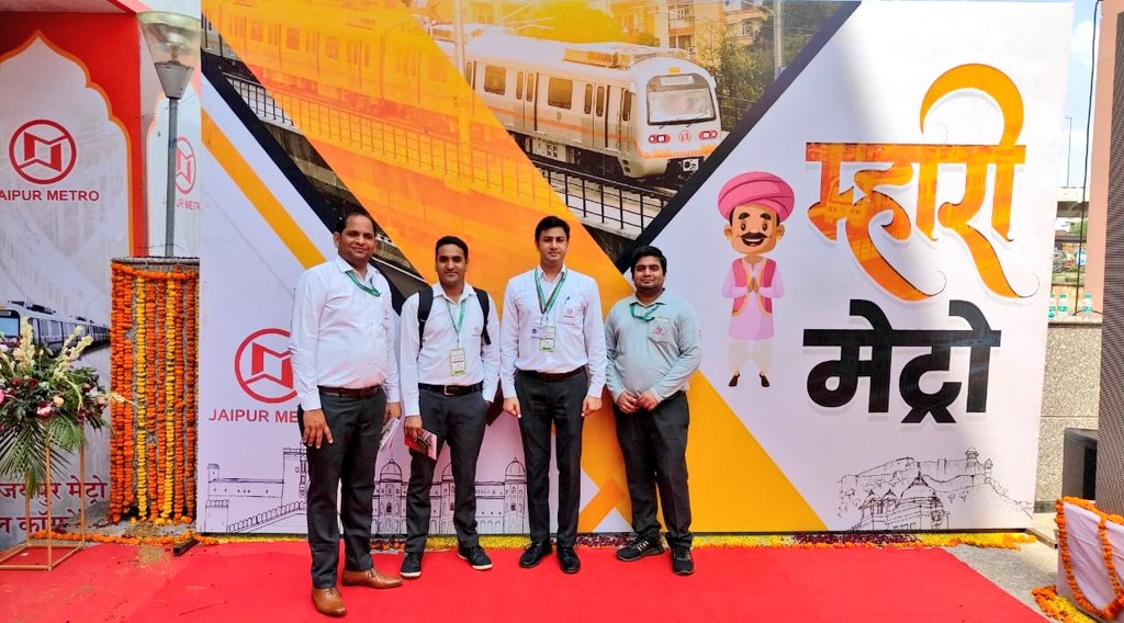 IARamRatan's tweet photo. आज महत्वाकांक्षी @MyJaipurMetro परियोजना के विस्तार के तहत बड़ी चौपड़ से ट्रांसपोर्ट नगर तक भूमिगत मेट्रो निर्माण कार्य का शिलान्यास श्रीमान अशोक गहलोत माननीय मुख्यमंत्री, राजस्थान के कर कमलों द्वारा बड़ी चौपड़, जयपुर पर किया गया। 
#JaipurMetro #JanSammanJaiRajasthan https://t.co/oGmQ4Xo1Je
