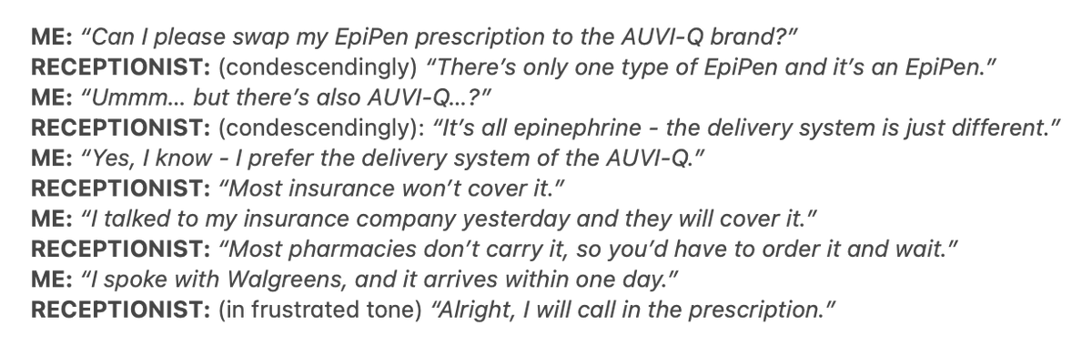 @AUVIQ Y'all might want to do some outreach to @DesertAllergy in Rancho Mirage, CA... seems like they either hate #auviq or maybe just hate their patients...