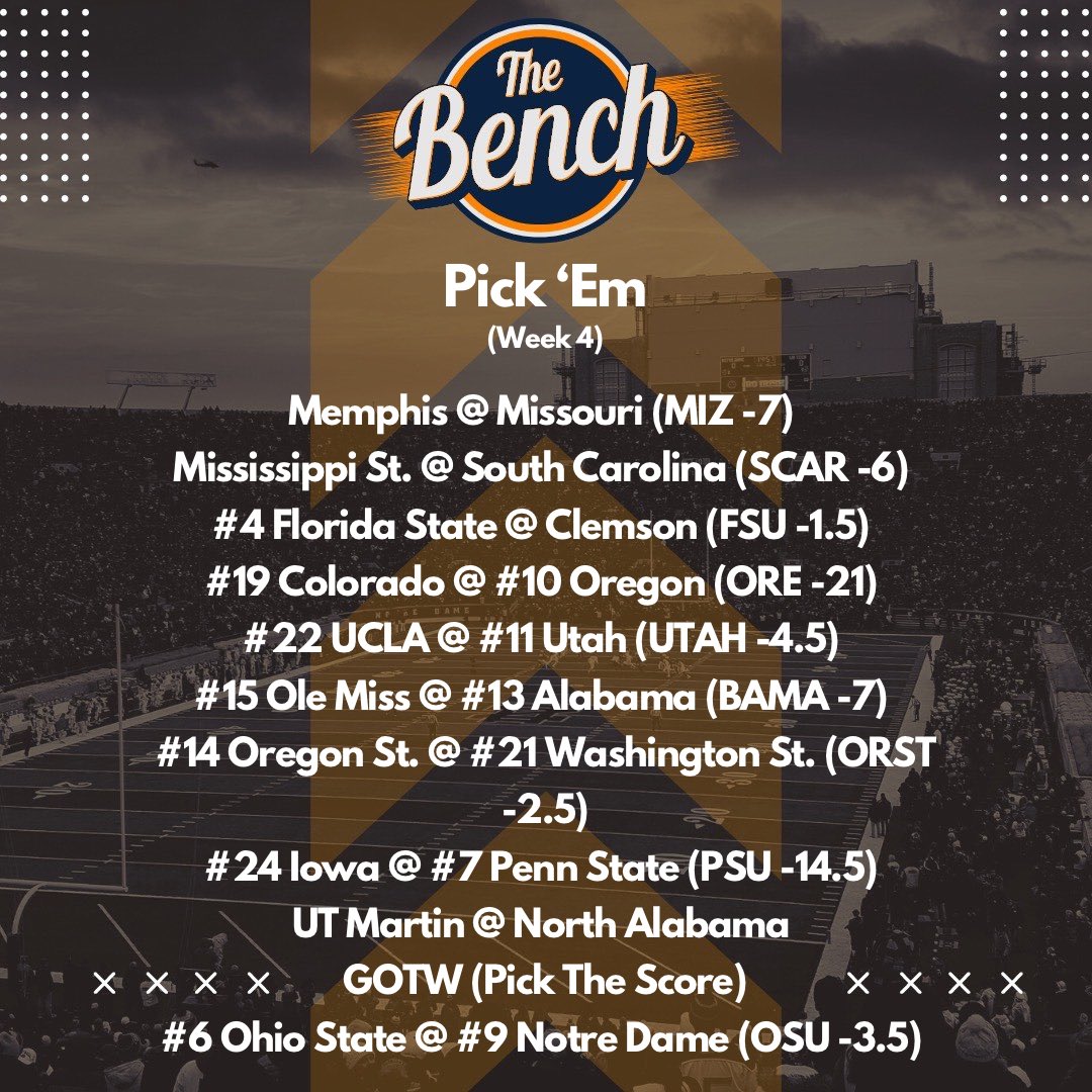 thebenchwutm's tweet photo. It’s Thursday so you know what that means! The guys are live at 5! https://t.co/hgMX89oLBt