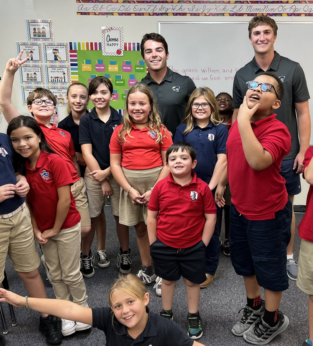 CSU_BucBaseball's tweet photo. Enjoyed our visit to Faith Christian School today.

See you again in✌🏼weeks! 

#ReadWithTheBUCS📚 https://t.co/RjNKXGYxHs