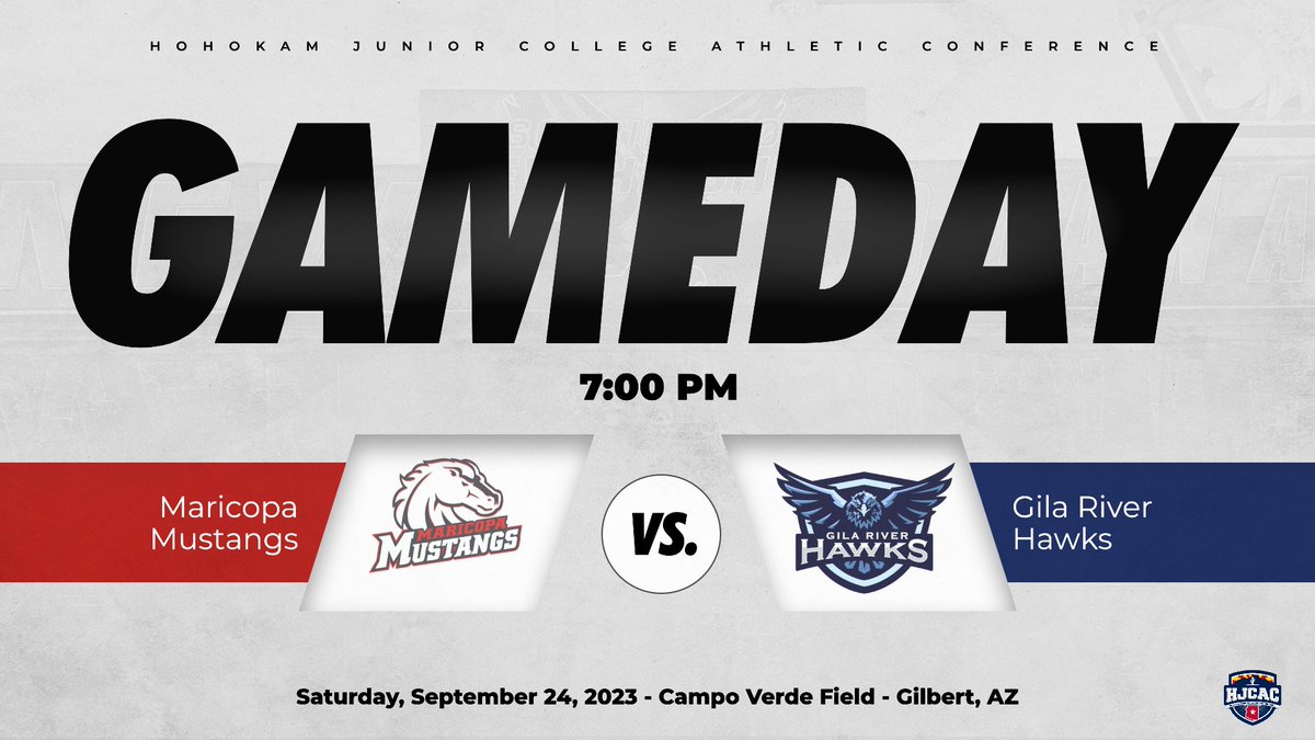 HJCAC's tweet photo. @HJCAC Conference play opens this weekend with a pair of big time matchups to begin the HJCAC 2023 Juco Football Season! 

Tickets are now on sale: https://t.co/NvaqA2EOLe https://t.co/VoH49J5Jxy