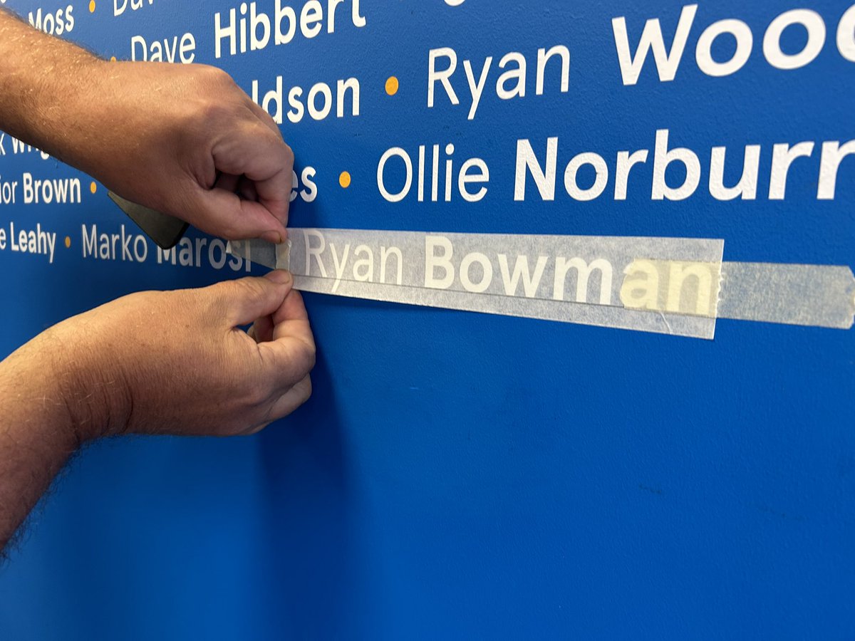 Cyclone_Signs's tweet image. Congratulations to @ryan_bowman12 for his 100th game @shrewsburytown FC, Pleasure to have added you to the 100 wall!

#cyclonesigns #football #shrewsburytown #STFC #RyanBowman #100games #blueandamber #vinyllettering #vinylgraphics #wallgraphics #shropshire #shrewsbury