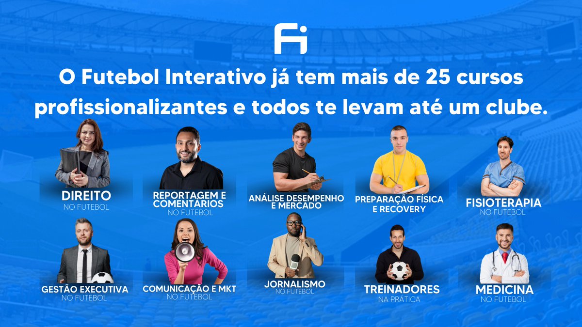 Você sabia que o futebol gera mais de 370 mil empregos no Brasil? 📈📊

E você pode fazer parte disso! 

Pra quem busca formação de primeiro nível, recomendo o <a href="/futebolintbr/">Futebol Interativo</a>. Curso + Estágio garantido!

Desconto exclusivo no meu linkwa.link/fnft0w
