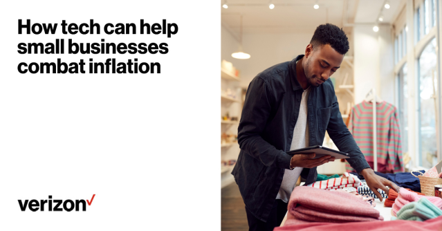VZBizMike's tweet photo. Don’t get scared off but what is perceived to be big investment expense. Even the smallest investment in technology can help small businesses address inflation by helping save money and attract more loyal customers. Learn more. #SMBs #technology #VTeam https://t.co/J4nrp6MoSp https://t.co/BzM5Gi29sZ
