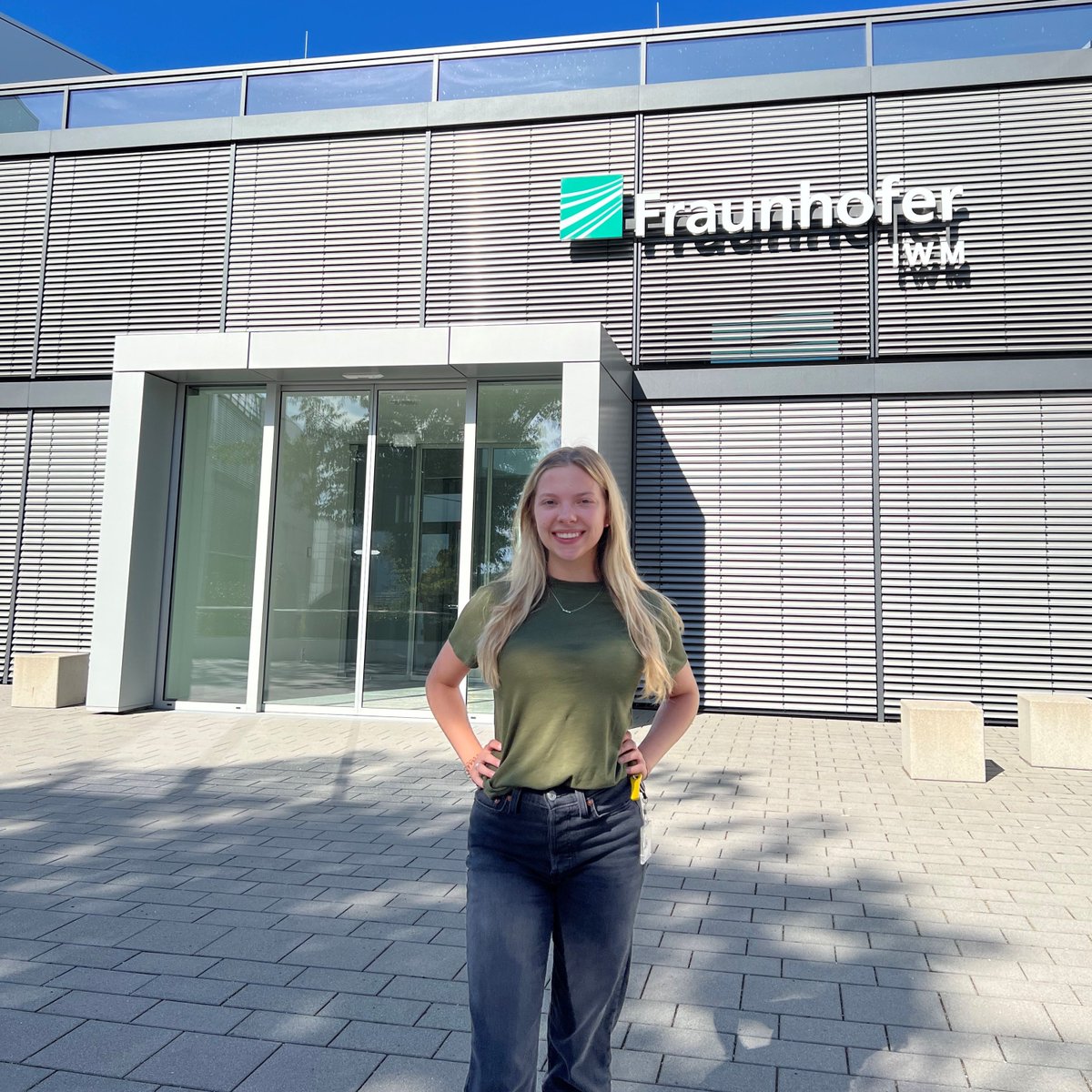 Lia Sanford, a jr in @utmime, spent her summer co-op way outside of her comfort zone &amp; half the world away. Thru an international internship program, Lia was able to work at the Fraunhofer Inst for Mechanics &amp; Materials in Germany as a materials science engineering intern.