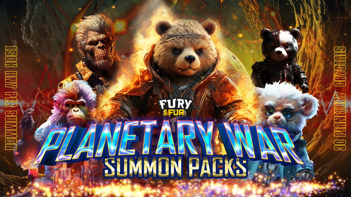The first look at the overall cost of the Planetary War Summon Packs.

150,000 HNY Per Ind. Card
30 Planetary Crystals Per Pack

Packs come with 6 cards, one guaranteed SCT.

HNY Summons have fully unique rarity chances.