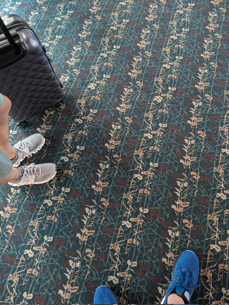 They really should update this carpet. No one likes it.