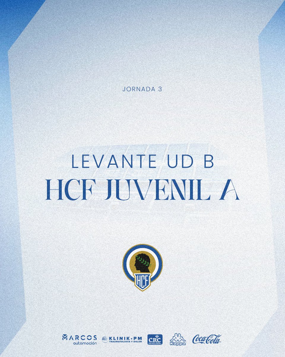 ⚽ 𝗣𝗿𝗼́𝘅𝗶𝗺𝗼 𝗽𝗮𝗿𝘁𝗶𝗱𝗼  

🆚 Levante UD B
📅 Viernes 22 de septiembre 
⏰ 19:00H
🏟️ Ciudad Deportiva Levante UD

💙 #MachoHércules 🤍