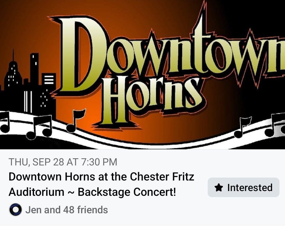 DowntownHorns's tweet photo. 🎶 Will you remember the 28th night of September? 🎶 

This is happening one week from today!

Ticket link:

https://t.co/Xb4vrVaHU1 https://t.co/gG0NhZLVqM