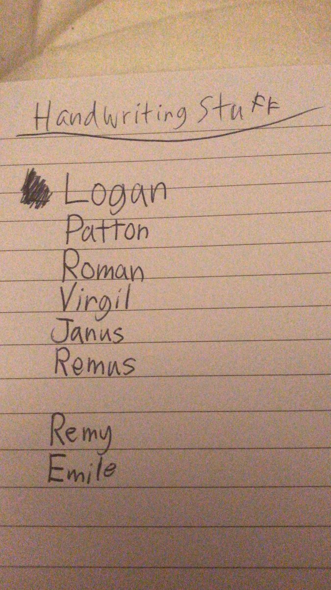 VirgilsAngel's tweet image. Might as well. Which side does my handwriting look like the most?