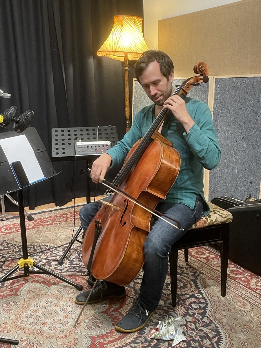 Another three great days with ⁦@NigelStonier⁩ in ⁦@AirtightStudios⁩ putting the finishing touches to my new album. Some excellent cello added to a couple of tracks by Ben Cashell.