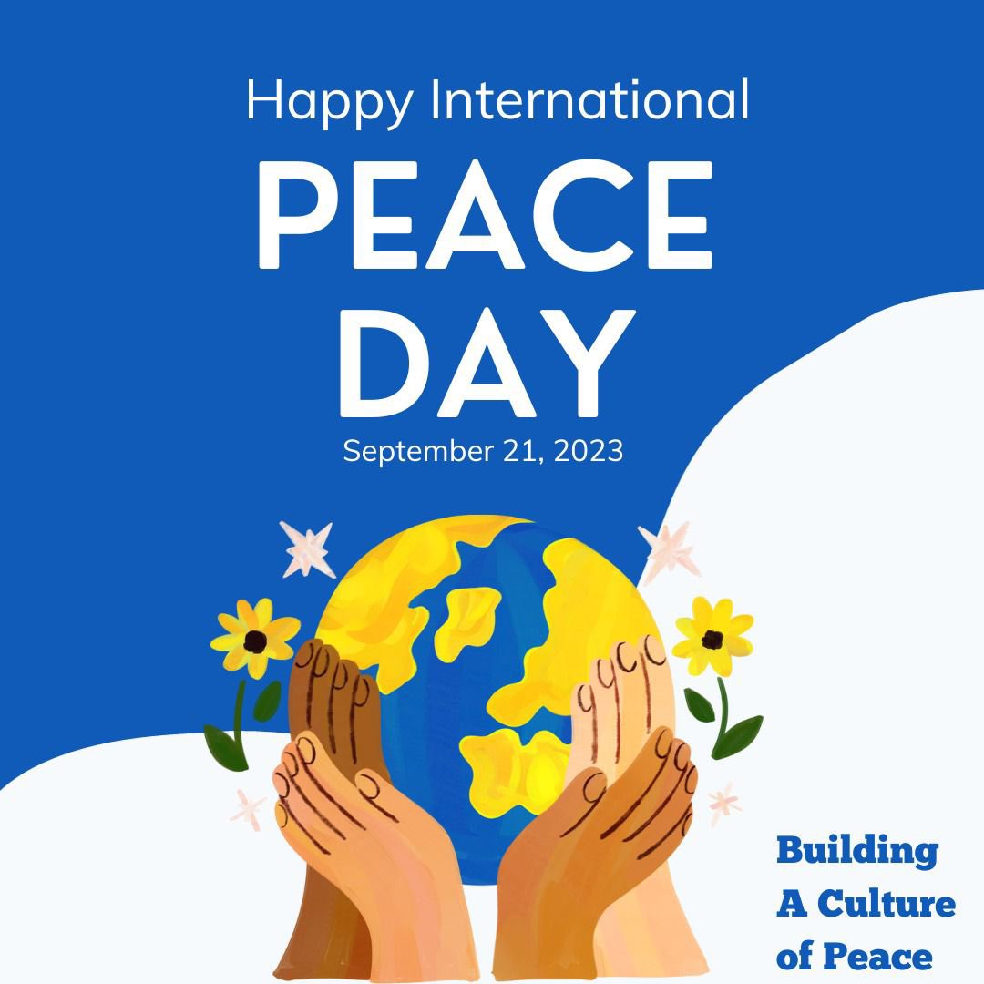 🕊 Happy #InternationalDayofPeace! Join us in celebrating the power of peace education and the importance of building a culture of peace worldwide. Together, we can create a more harmonious and understanding world for all. 🌎✌🏽#PeaceCulture #BuildingPeace