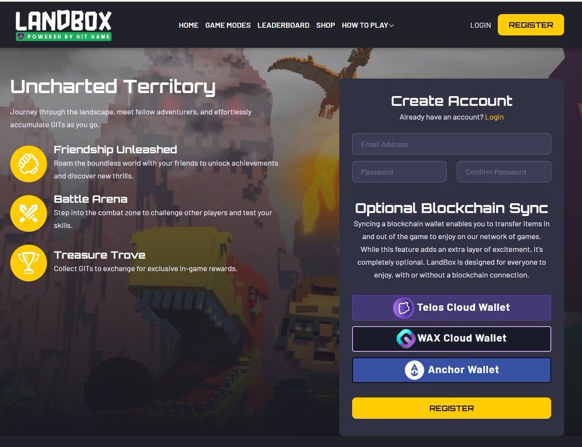 landboxio's tweet photo. Build a game. Make gamers have the option to sync. Not mandatory. Let the gamers choose.

#nftgame #nftgames #nft #nfts #NFTCommunity https://t.co/c1b6o4wI18