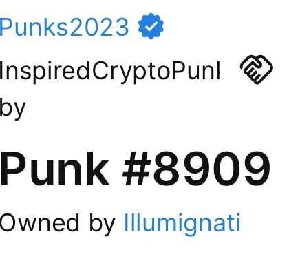 illumignati's tweet photo. GM #punks #pixelartists

LISTED:

#Corrupted #Zombie Cop
@Punks2023 mint #8909

W/#modified #LEGENDARY #GenuineUndead
holo-glitch trait,
#rare grey luminous beard trait, silver shades, &amp; topaz backdrop

👁
🔺
💎
🧟‍♂️
💸
#Pixelart 
#modifiedpunks
#PunksBuiltDifferent 
#punks2023 
🚨 https://t.co/AVlAobVQiw