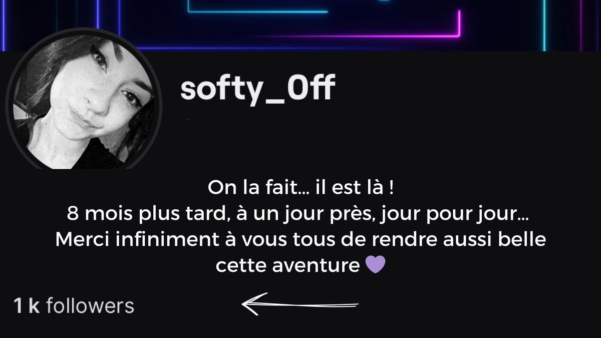 WE DID IT 🙌 
8 mois plus tard… Milles fois merci ♥️
#twitch #streamer #streamergirl #twitchgirls