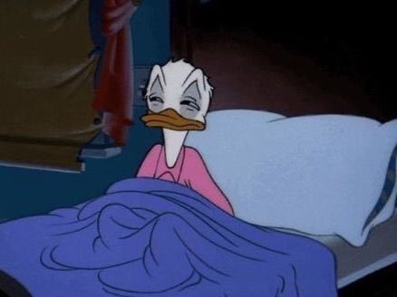 when you wake up from a nap and you have no idea if it's morning or night.