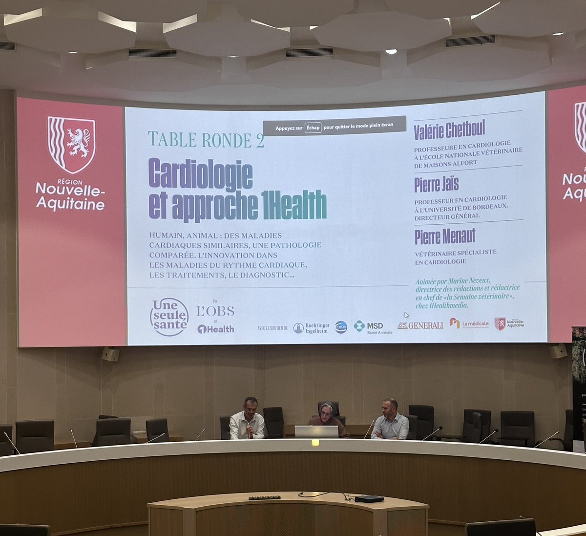 ihu_liryc's tweet image. #Live | @PierreJais participe ce soir à la table ronde-ronde « Cardiologie et approche 1Health » organisée par @Lobs et #1Health