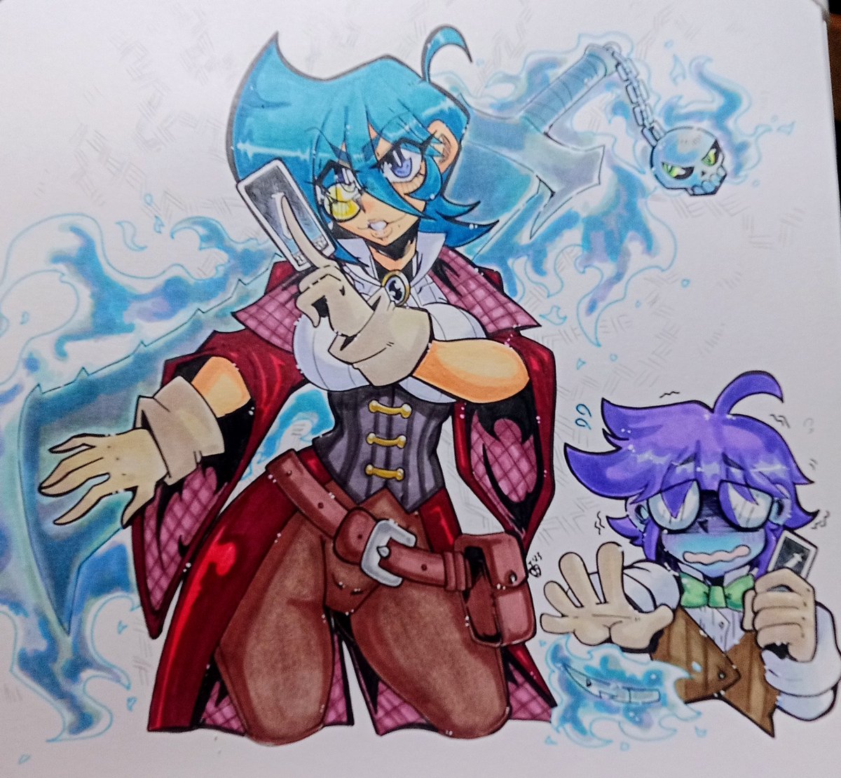 GreenSheDrew's tweet photo. "Spectral art [Fate Arcana]: Ace of Swords" https://t.co/DHXWsx1J6C