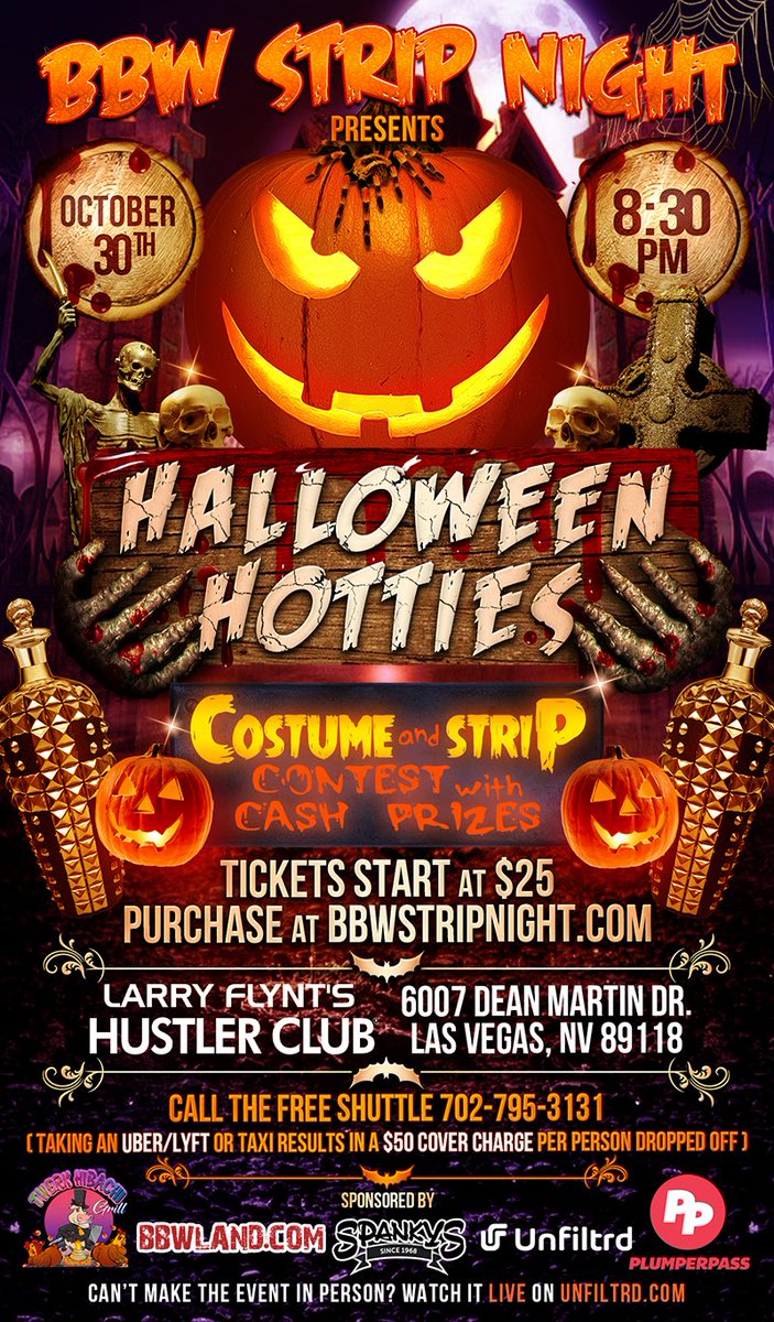 Get ready because the most IMPORTANT person we know will be performing Oct 30th <a href="/hustlervegas/">Larry Flynt's Hustler Club Las Vegas</a> at 10:30pm

Be a VIP and sit next to this absolute baddie! <a href="/mz007music/">mz007music</a> 

Purchase your tickets at bbwstripnight.com