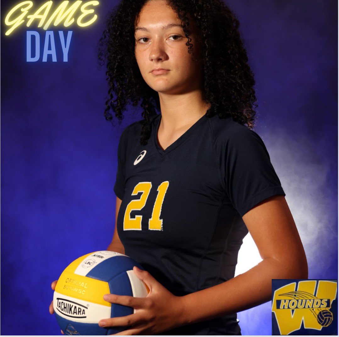 LadyHounds2022's tweet photo. GAME DAY!! Lady Hounds travel to Titusville for a conference match up against the Lady Rockets. Let’s GO HOUNDS 💛💙🏐💛💙 https://t.co/NBFYOdub3V