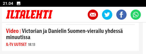 Erittäin nopea #vierailu , jos se kesti vain yhden minuutin. Miksi näin? #hämmästys