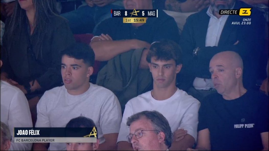 Joao Felix était présent pour soutenir l'équipe de handball