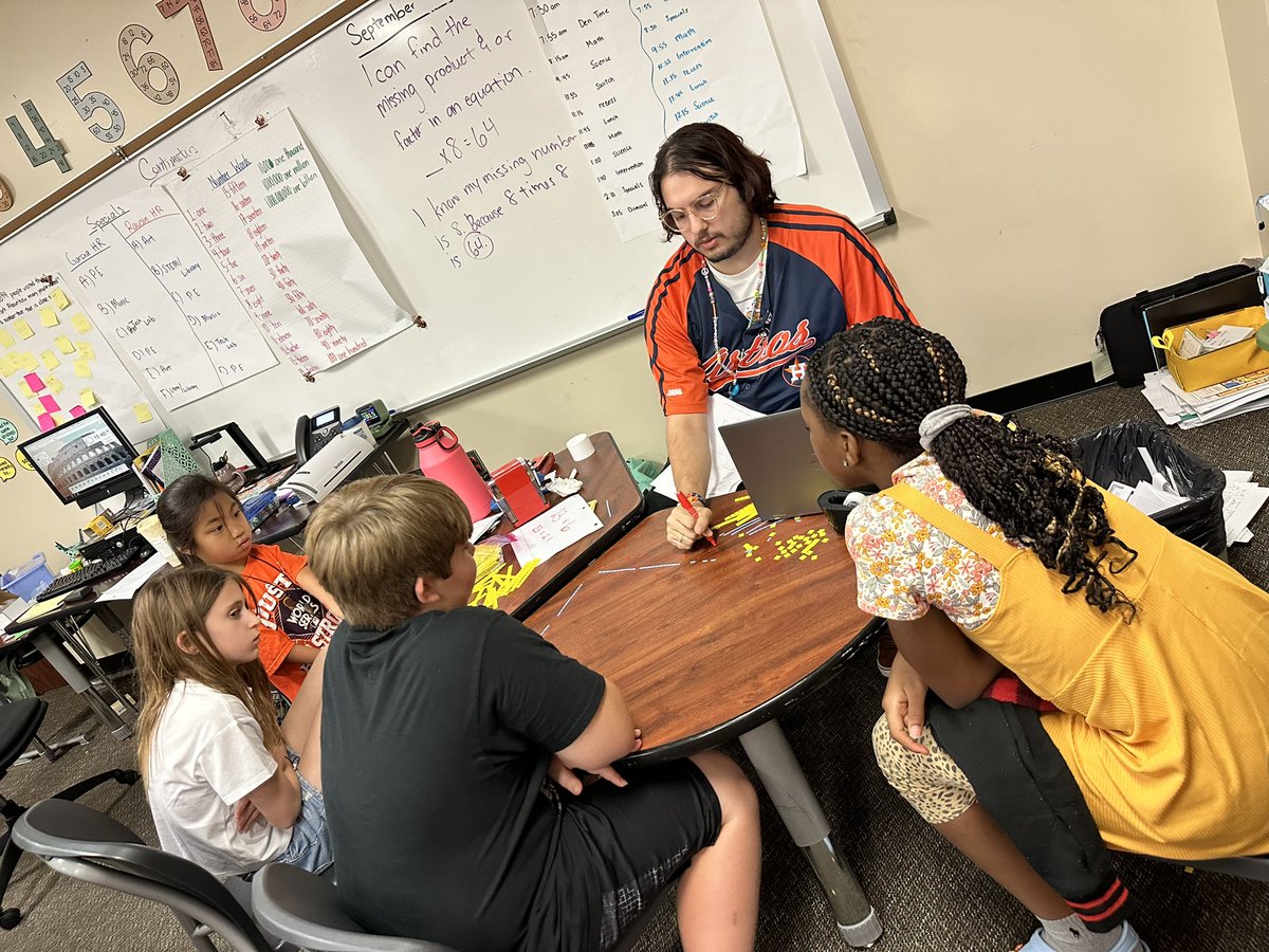 “Guided math provides a structure for teachers … to reach and teach every student by providing short lessons that emphasize #conceptualunderstanding, procedural fluency or problem solving.” @HumbleElemMath @PrincipalBenton @MrsBurke_LSE @ClaudialCortez