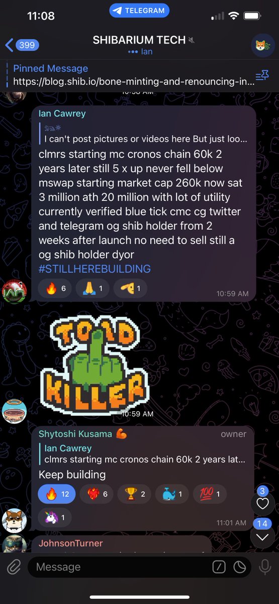 OrangeCaesar2's tweet image. @MARSWAP1 @CrolonMars ALWAYS building!

Projects promise a utility or 2, #MSWAP &amp;amp; #CLMRS Deliver not one, But several utilities

💥$SHIB BURNS
💥#Staking Platform
💥#Launchpad
💥#KYC &amp;amp; Audits
💥Dex 
💥#NFTs
💥Farming
💥Mining in the #Metaverse

@ShytoshiKusama @DuncanGray