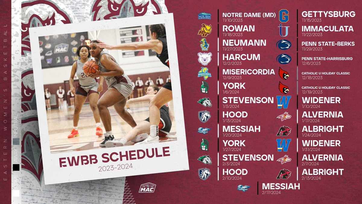 EUEAGLESWB's tweet photo. Eastern Women’s Basketball Official Game Schedule for the 2023-2024 Basketball Season‼️‼️ #flywithus #letsgoeu https://t.co/pw7sOHaYPF