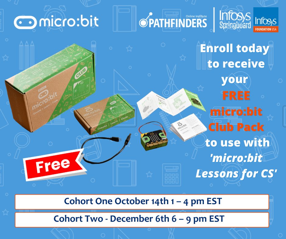 Micro:bit Educational Foundation (@microbit_edu) on Twitter photo 📣TEACHERS!
Unleash the world of #computerscience in your elementary classroom with <a href="/microbit_edu/">Micro:bit Educational Foundation</a> & Project Trix
💻Sign up to one of the 2 cohorts of live #PDs & receive a free box of micro:bits!
🚨October Seats limited
⏰Register by 27.9.23!
bit.ly/BTSBlog2023 #CSEducation 📣TEACHERS!
Unleash the world of #computerscience in your elementary classroom with <a href="/microbit_edu/">Micro:bit Educational Foundation</a> & Project Trix
💻Sign up to one of the 2 cohorts of live #PDs & receive a free box of micro:bits!
🚨October Seats limited
⏰Register by 27.9.23!
bit.ly/BTSBlog2023 #CSEducation