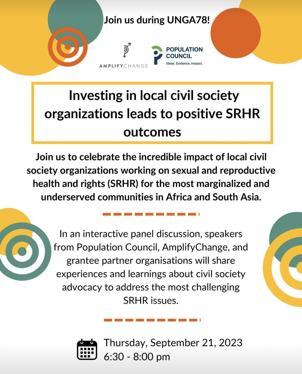 In New York today to present findings from a review of @amplifyfund #SRHR grantees. If you’re here too, join us @Pop_Council this evening! smartsurvey.co.uk/s/7IRR0D/