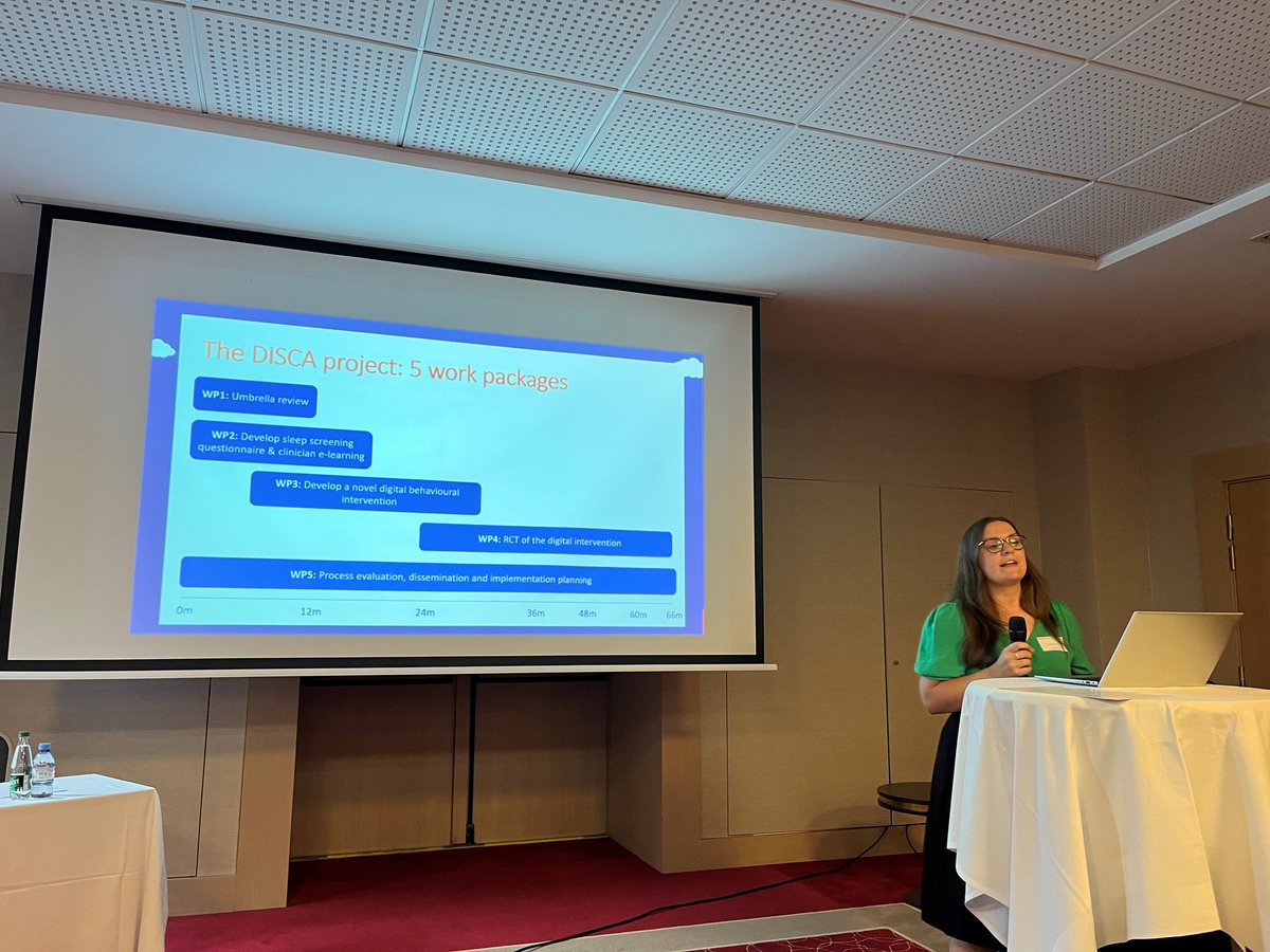 Had a great time at   #EUNETHYDIS23 in Montpellier. 

Very thankful for the opportunity to present the DISCA umbrella review and qualitative interview work so far, and to see so many fascinating presentations at the meeting.  

#adhd #sleep #children <a href="/eunethydis/">Eunethydis</a> <a href="/DISCA_ADHDsleep/">DISCA Digital sleep support for children with ADHD</a>