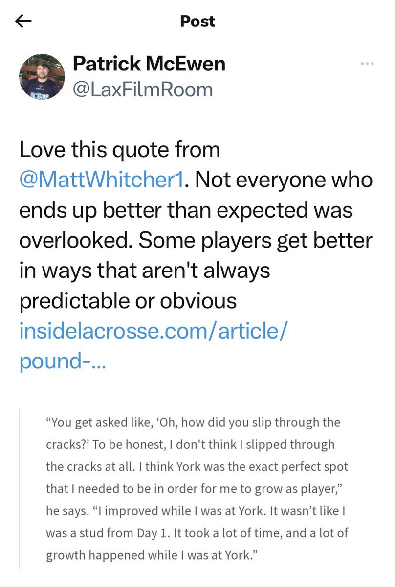 This is the mindset every White Rose player should have. You aren’t overlooked. You just are not fully developed. The correct mindset will determine the trajectory of your career. Well Said Coach!