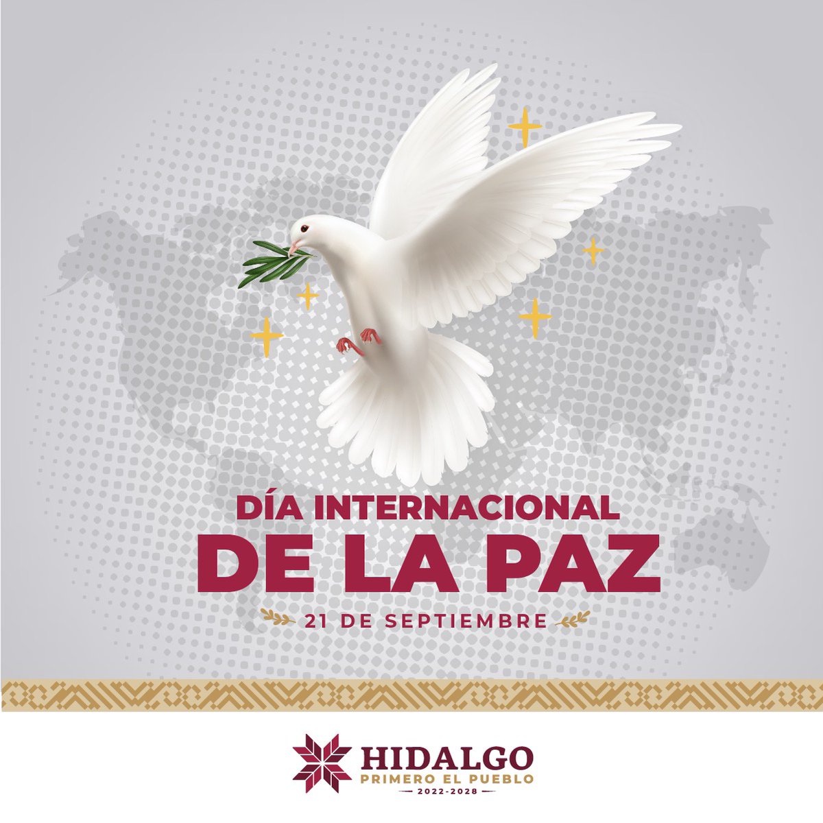 En el #DíaInternacionalDeLaPaz 🕊, reafirmamos nuestro compromiso con un Hidalgo lleno de armonía y convivencia pacífica. La paz no solo es la ausencia de conflictos, sino también la presencia de justicia, igualdad y solidaridad. #PrimeroElPueblo