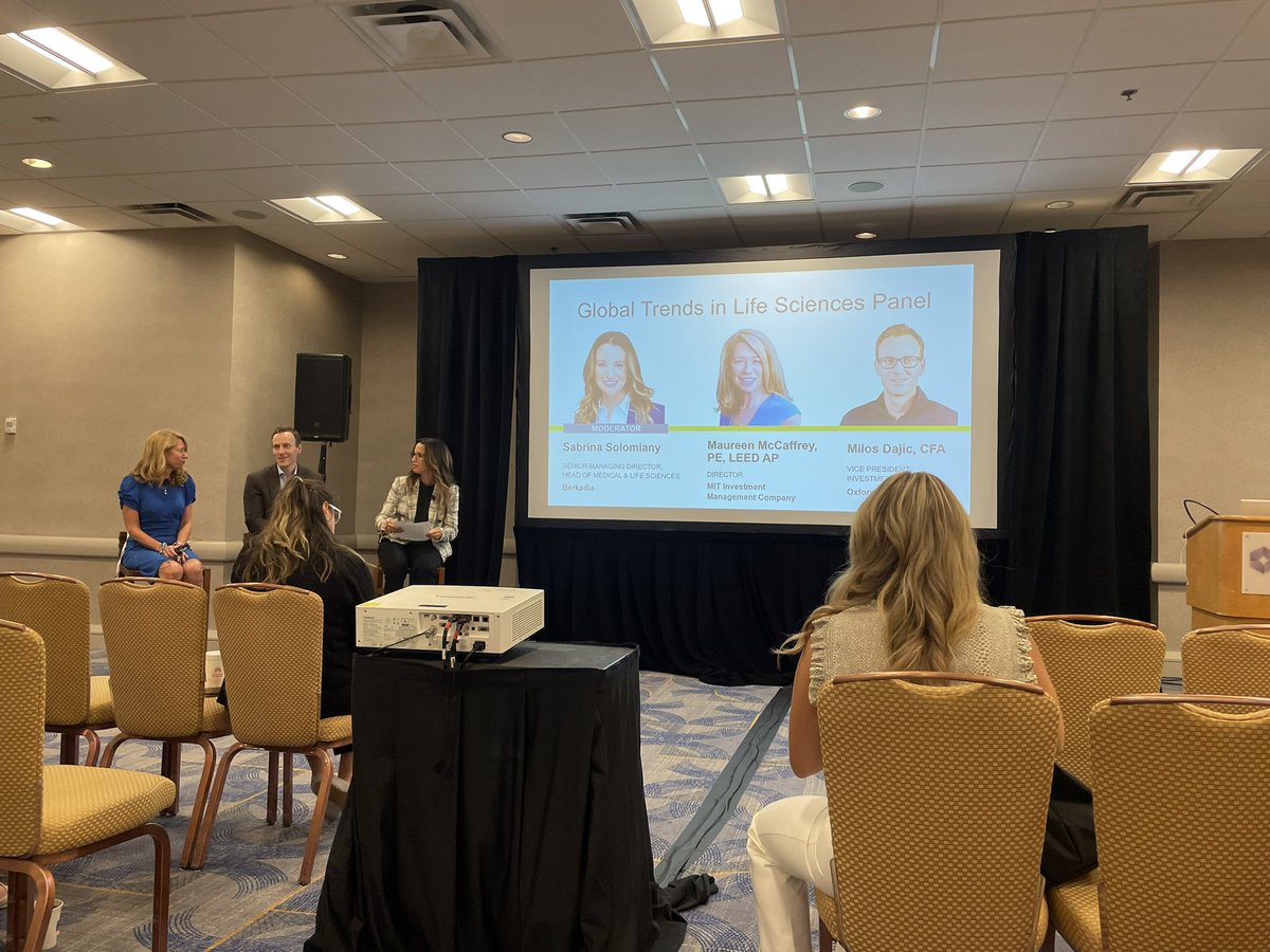 liz_berthelette's tweet photo. Very informative global #lifescience panel at #crewconvention.
#cre #biotech #pharma https://t.co/uUqjqvxGCk